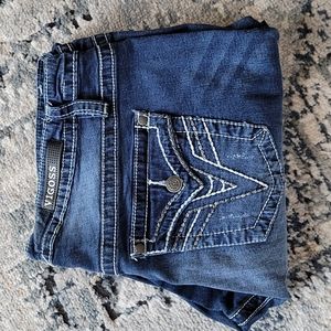 Vigoss Slim Boot cut jeans Size 16, length 32 dark wash